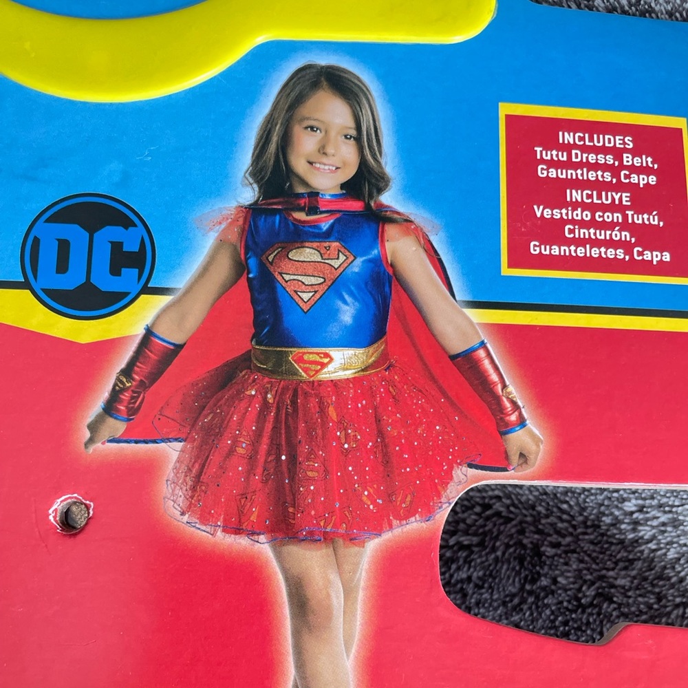 Supergirl costume for 4+ years old
